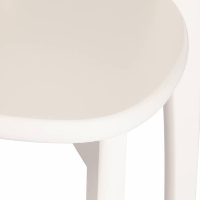 Стул DIAMANTE жесткое сидение бук, ivory white, 42х42х85см (Комплект из 2 шт.) белый бук