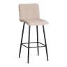 Барный стул  Bari/Бари велюр, бежевый, 7, 45х56х110 см бежевый велюр