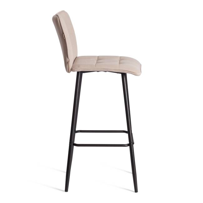 Барный стул  Bari/Бари велюр, бежевый, 7, 45х56х110 см бежевый велюр