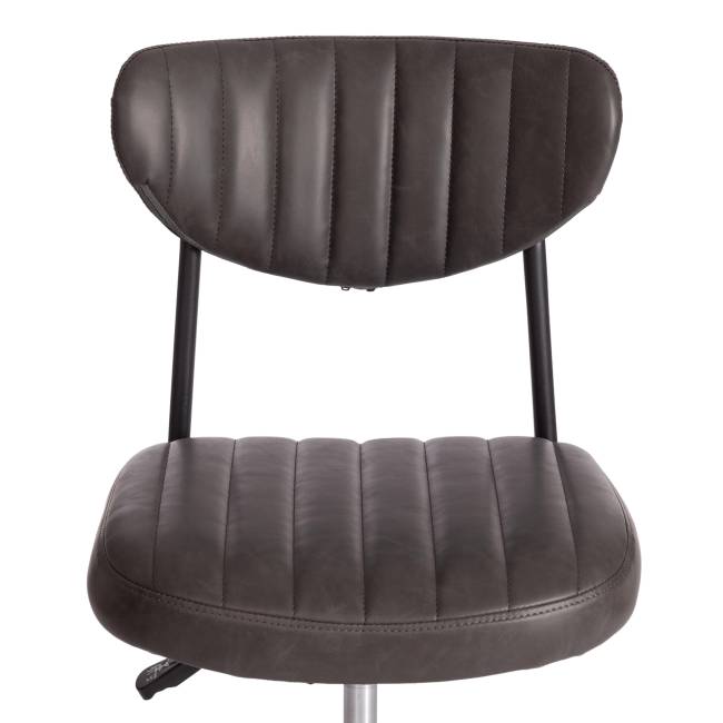 Кресло SLIM иск. кожа, Grey (Cерый) , 54х54х90 см серый иск. кожа