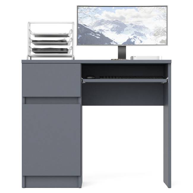 Стол компьютерный Мори МС-1 левый цвет графит