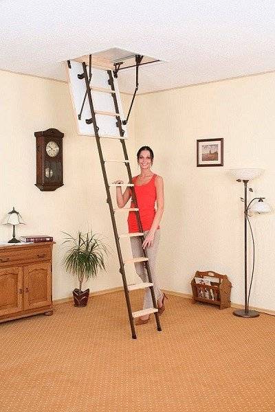 Чердачная складная лестница Stallux 265 90х70 Чердачная складная лестница Stallux 265 90х70