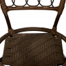 Стул Java (Ява) из искусственного ротанга, орех