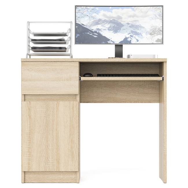 Стол компьютерный Мори МС-1 левый цвет дуб сонома Стол компьютерный Мори МС-1 левый цвет дуб сонома