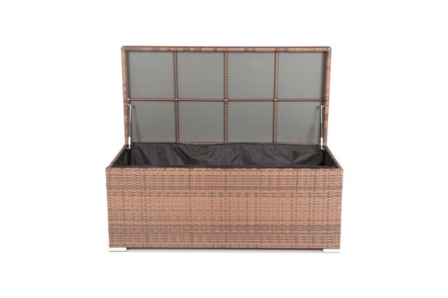 "Порту" сундук водонепроницаемый из искусственного ротанга, цвет коричневый