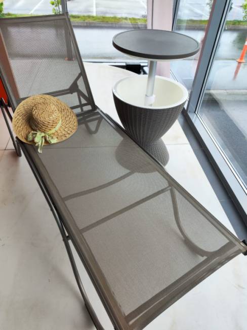 Комплект из 2 шезлонгов Ankara тортора 1920х650х870 мм