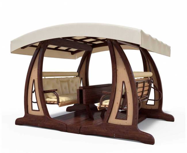 Качели садовые "Валенсия Х2" Классик Качели садовые "Валенсия Х2" Классик