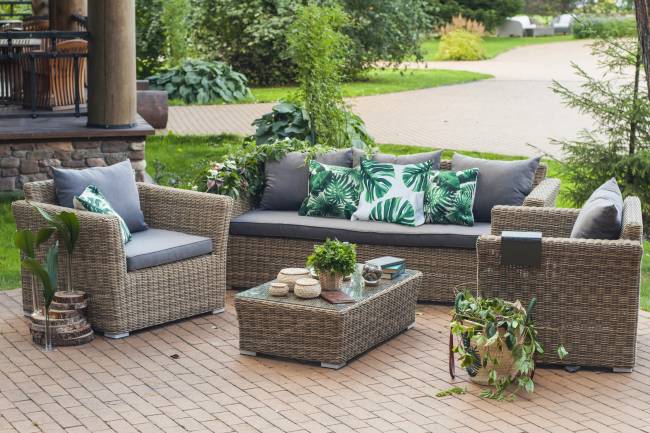 "Капучино" диван из искусственного ротанга трехместный, цвет соломенный "Капучино" диван из искусственного ротанга трехместный, цвет соломенный