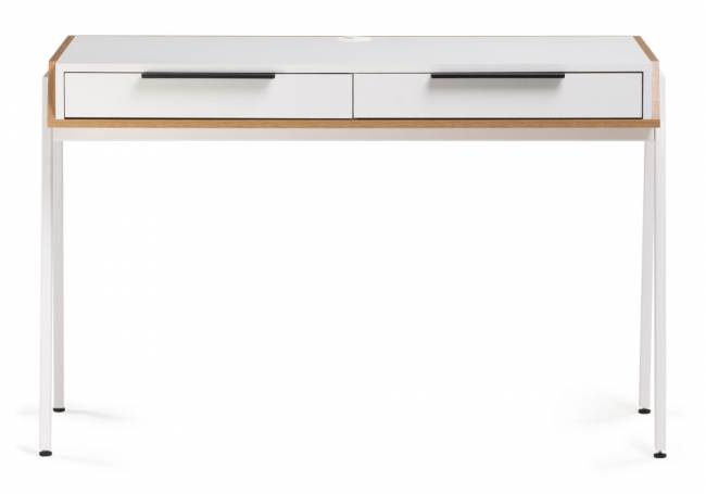 Рокс 116х65х77 белый / дуб вотан / белый