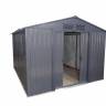 Металлический хозблок Greenstorage "Эван E", серый/шоколад