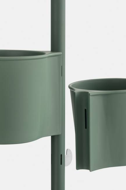 Кашпо пластиковое Hevea зеленый 1335х530х1750 мм