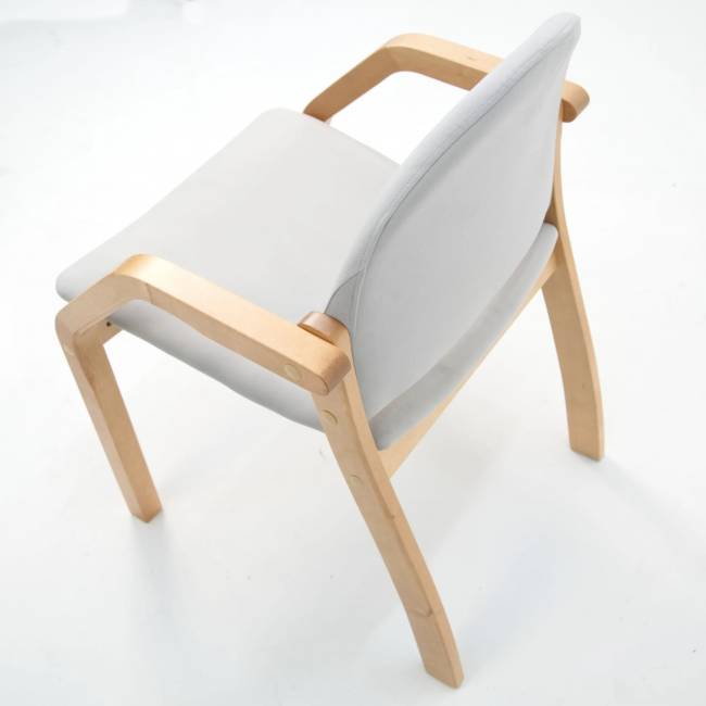 Стул-кресло Джуно 2.0 натур/серый