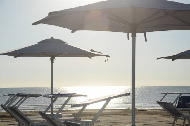 Зонт пляжный профессиональный Ø2.5 м Picasso под дерево Ø2500 мм