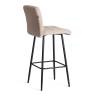 Барный стул  Medeo/Медео велюр, бежевый, 7, 45х56х113 см бежевый велюр