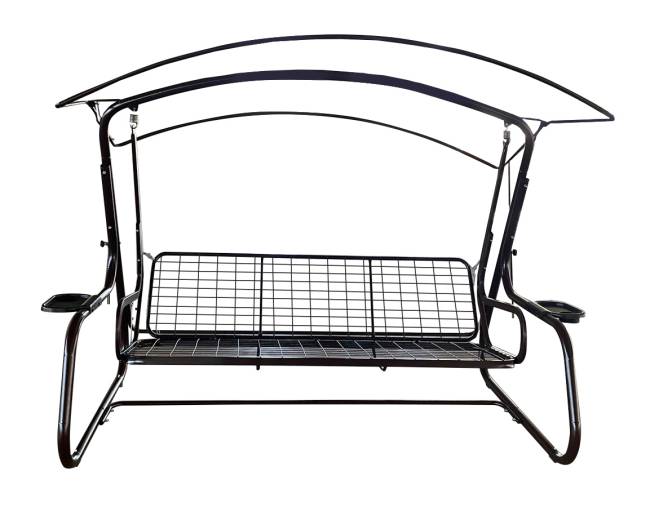 Качели садовые "Торонто Люкс Плюс", графит