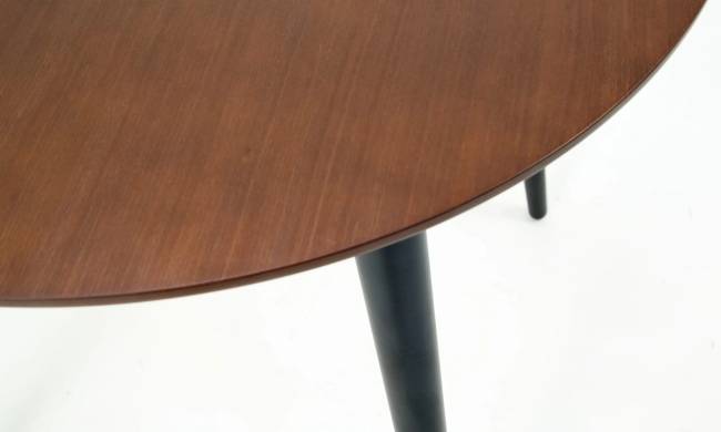 Стол Монте К 100 чёрное дерево/орех