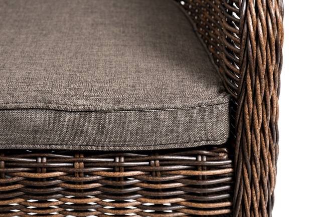 "Равенна" лаунж-зона из искусственного ротанга, цвет коричневый "Равенна" лаунж-зона из искусственного ротанга, цвет коричневый