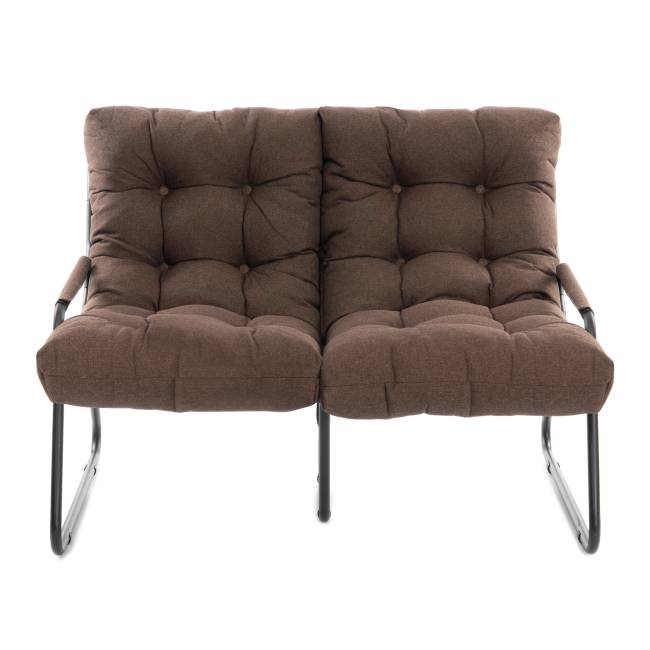 Диван Ergo/Эрго рогожка, коричневый, 3М7-147 коричневый рогожка