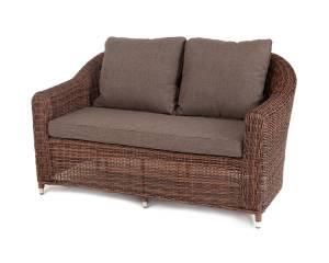 "Кон Панна" диван из искусственного ротанга двухместный, цвет коричневый "Кон Панна" диван из искусственного ротанга двухместный, цвет коричневый