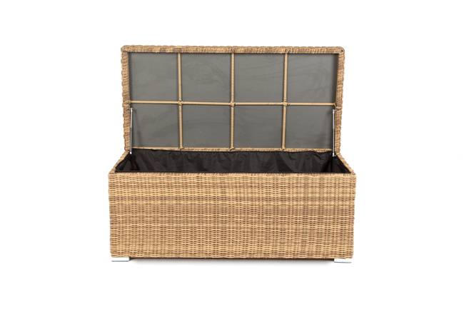 "Порту" сундук водонепроницаемый из искусственного ротанга, цвет соломенный "Порту" сундук водонепроницаемый из искусственного ротанга, цвет соломенный