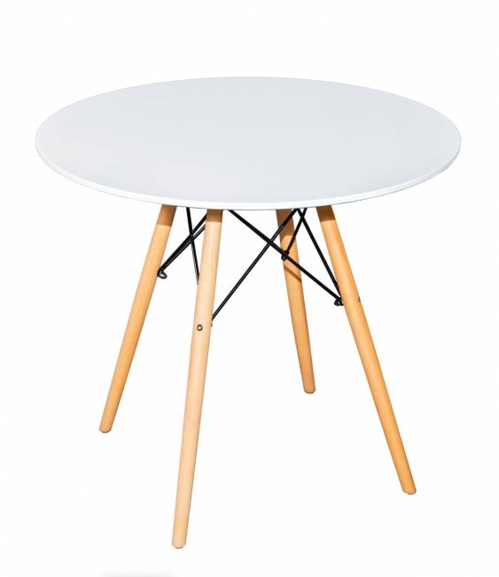 Стол EAMES белый D100