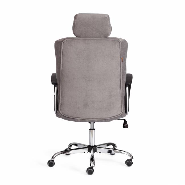 Кресло OXFORD хром флок , серый, 29 серый флок