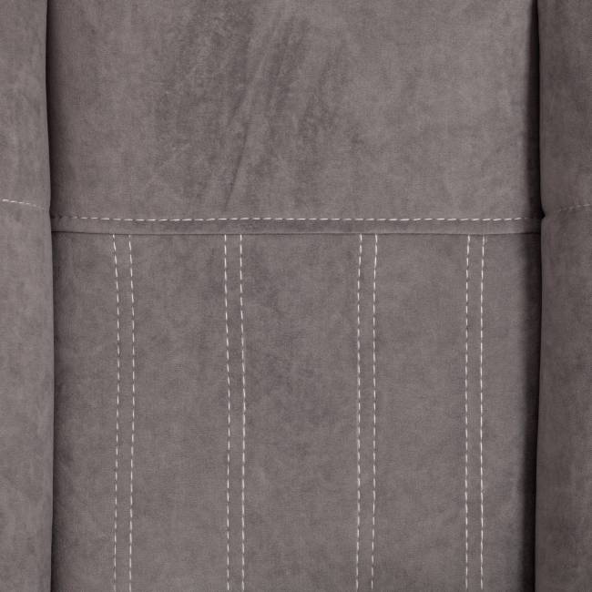 Кресло OXFORD хром флок , серый, 29 серый флок