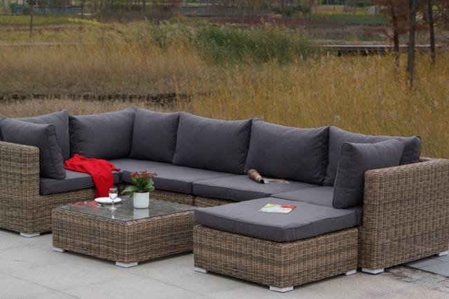 "Лунго" модуль диванный прямой с подушками, цвет соломенный "Лунго" модуль диванный прямой с подушками, цвет соломенный