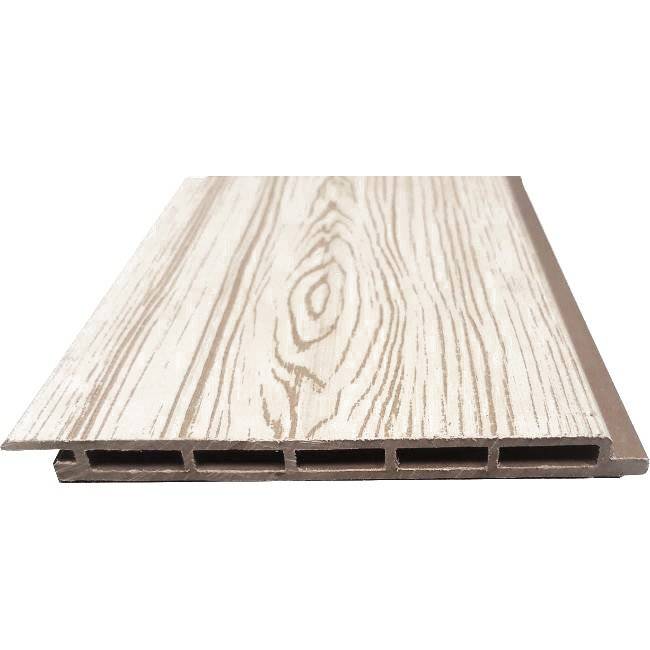 Фасадная панель из ДПК HOLZHOF, 165*15*3000 мм, слоновая кость Фасадная панель из ДПК HOLZHOF, 165*15*3000 мм, слоновая кость