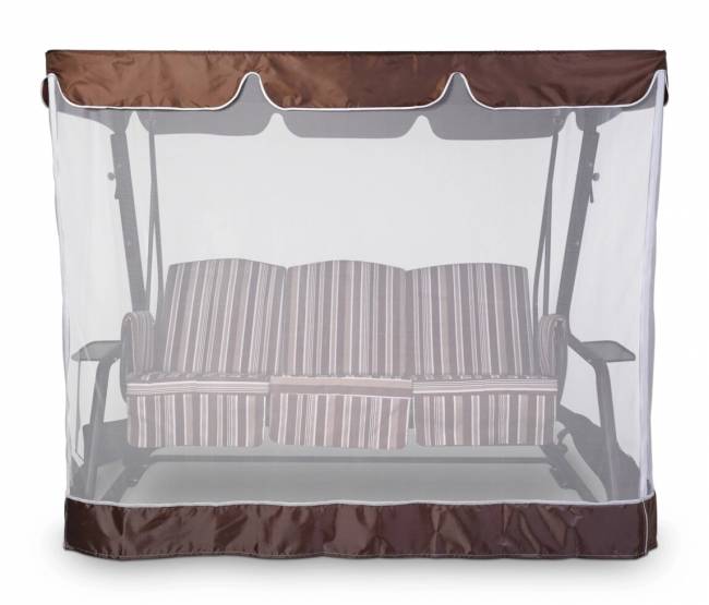 Тент-крыша + москитная сетка Элит Люкс/Оазис 210х125х185, шоколад Тент-крыша + москитная сетка Элит Люкс/Оазис 210х125х185, шоколад