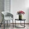 Стул SNUG 3018-04 мятный, шенилл / черный каркас, ®DISAUR