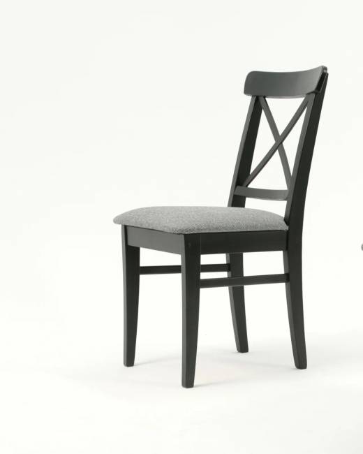 Стул Ингольф ПМ чёрный/графит