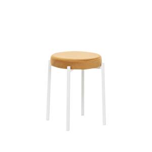 Табурет Leset Авис профиль Ultra Mustard Белый