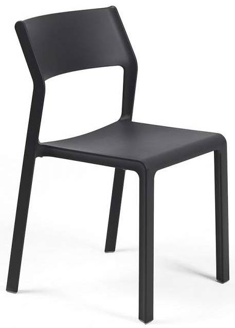 Стул пластиковый Trill Bistrot антрацит 500х515х825 мм