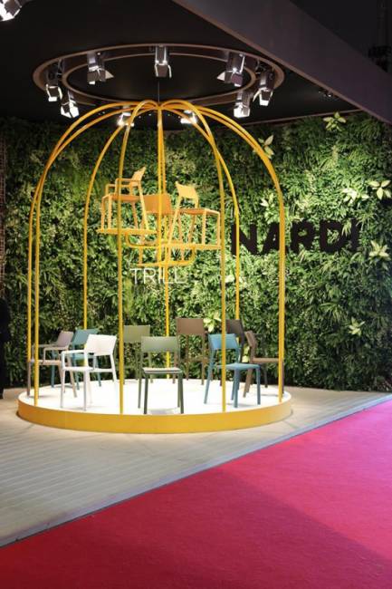 Стул пластиковый Trill Bistrot антрацит 500х515х825 мм