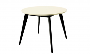 Стол Сканди К 100 чёрное дерево/слоновая кость