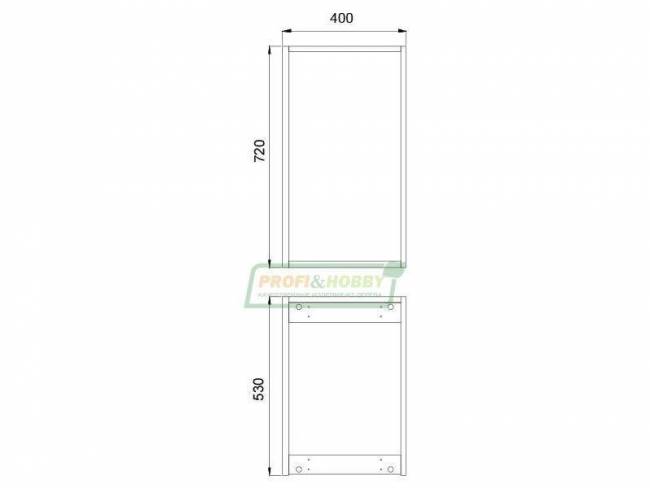 Тумба (корпус) 400х530х720
