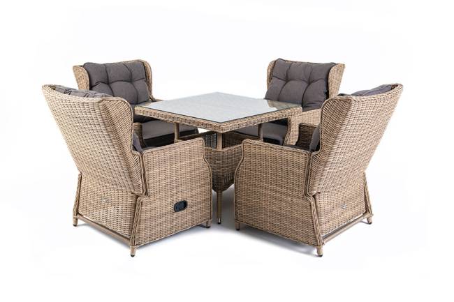 "Форио" обеденная группа из искусственного ротанга "Форио" обеденная группа из искусственного ротанга