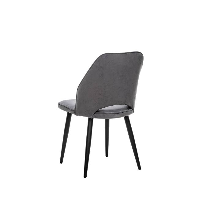 Стул Leset Арман 360 (поворотный механизм) Графит Чёрный