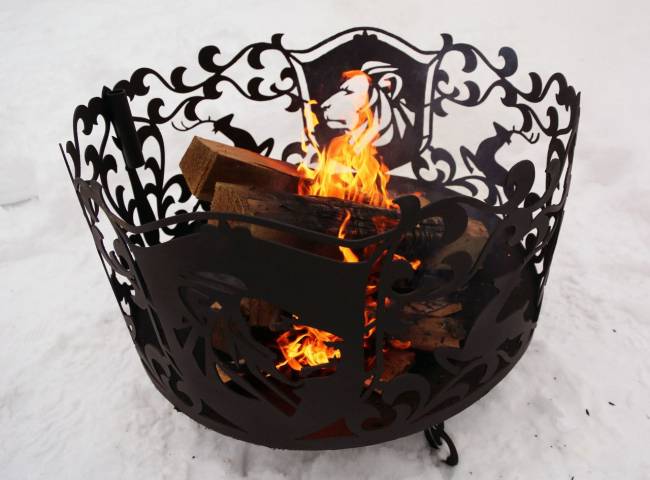 Костровая чаша "Лев"