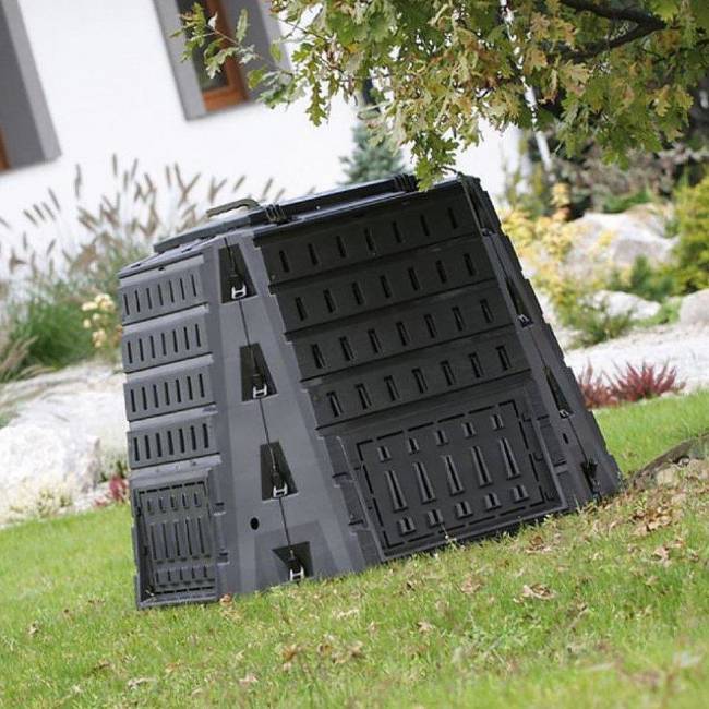 Компостер садовый 500 л BIOCOMPO IKBI500C черный