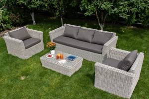 "Капучино" лаунж-зона из искусственного ротанга, цвет бежевый "Капучино" лаунж-зона из искусственного ротанга, цвет бежевый