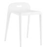 Табурет Sletten пластик белый