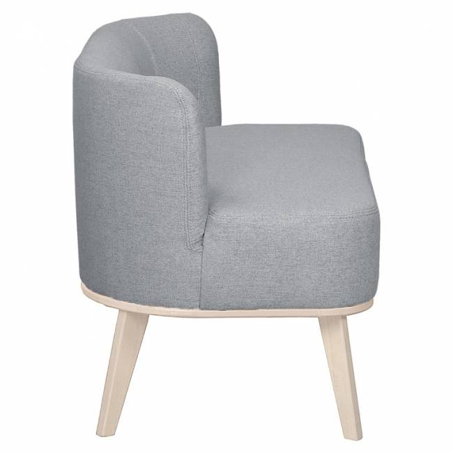 Диван Жирон ткань серый, каркас лак Диван Жирон ткань серый, каркас лак