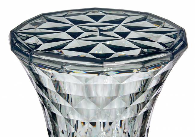 Стул-пуф Stone прозрачный серый Стул-пуф Stone прозрачный серый