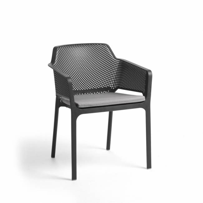 Подушка для кресла Net серый 460х485х35 мм Подушка для кресла Net серый 460х485х35 мм