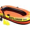 Надувная лодка "Explorer 300" 211х117х41см, вёсла 59623, насос 69613, от 6 лет, до 186кг