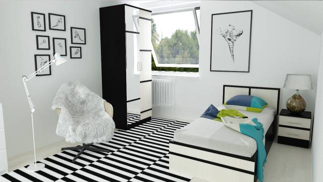 Сакура Шкаф 2-х створчатый комбинированный