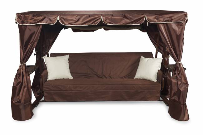 Садовые качели Нирвана 76 PREMIUM шоколад
