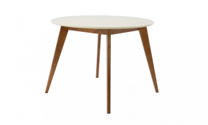 Стол Сканди К 90, Орех/Слоновая кость